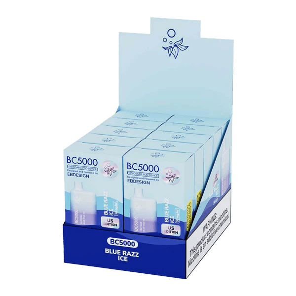EBDESIGN BC5000 Blue Razz Ice 10 pack