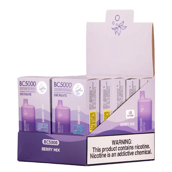 EBCREATE BC5000 Berry Mix Disposable Vape 10 PACK