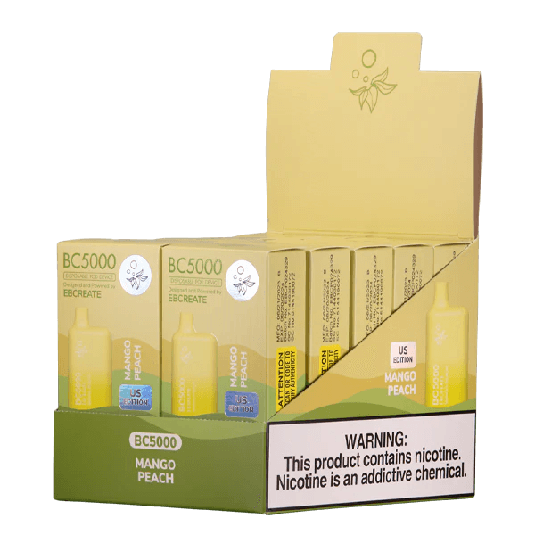 EBCREATE BC5000 Mango Peach Disposable Vape 10 PACK