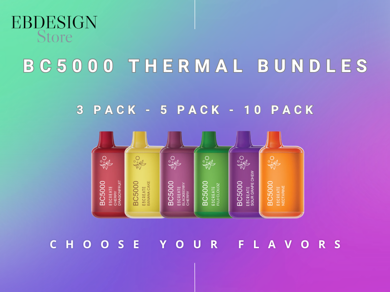 Elfbar EBCREATE BC5000 Thermal edition vape Bundles