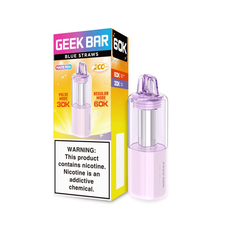 Geek Bar Mate 60K Pod - Blue Straws