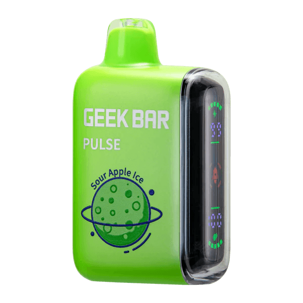 Sour Apple Ice Geek Bar Pulse 15000 Disposable Vape