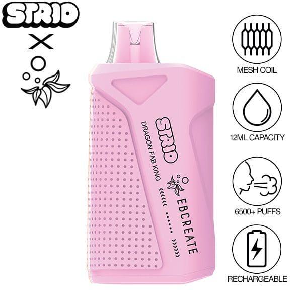 Strio x EBCREATE XC6500 Disposable Vape dragon fab king