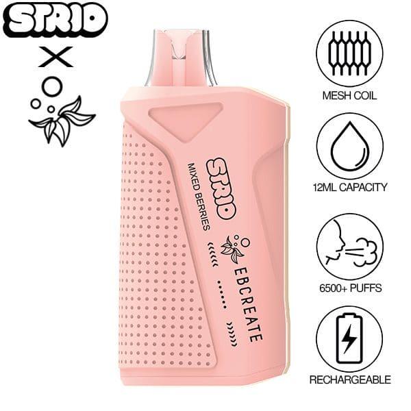 Strio x EBCREATE XC6500 Disposable Vape mixed berries