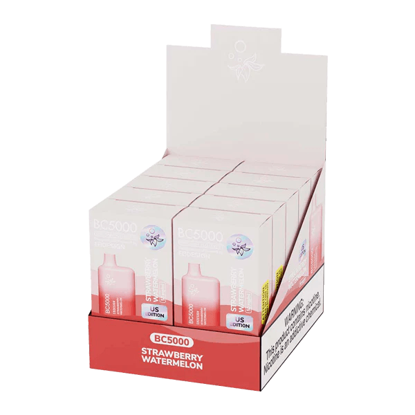 EBCREATE BC5000 Strawberry Watermelon Disposable Vape 10 PACK