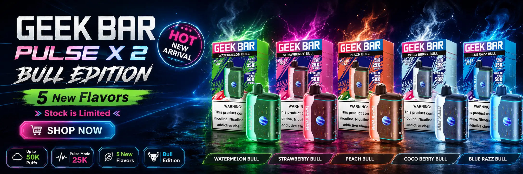New Arrival: Geek Bar Pulse X2 Red Bull Edition | EBDESIGN Store