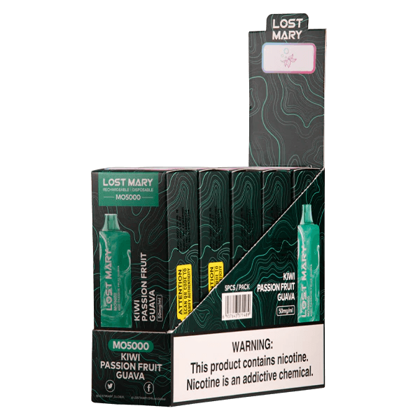 Lost Mary MO5000 kiwi passionfruit guava 10pack Disposable Vape 