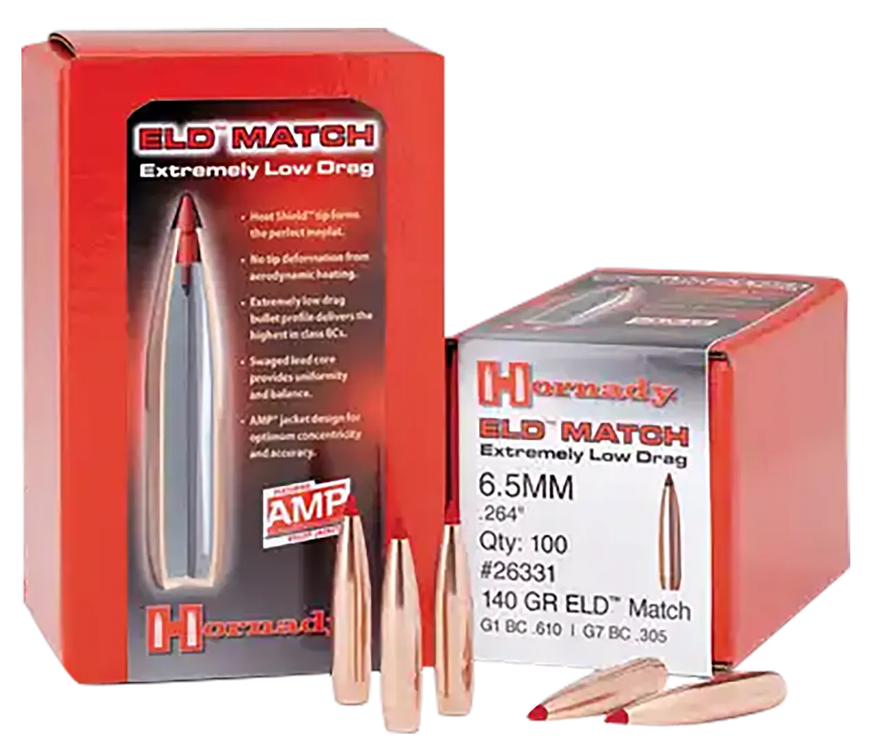 Hornady 33381 ELD Match  338 Cal .338 285 gr Extremely Low Drag Match 50 Per Box/ 15 Case