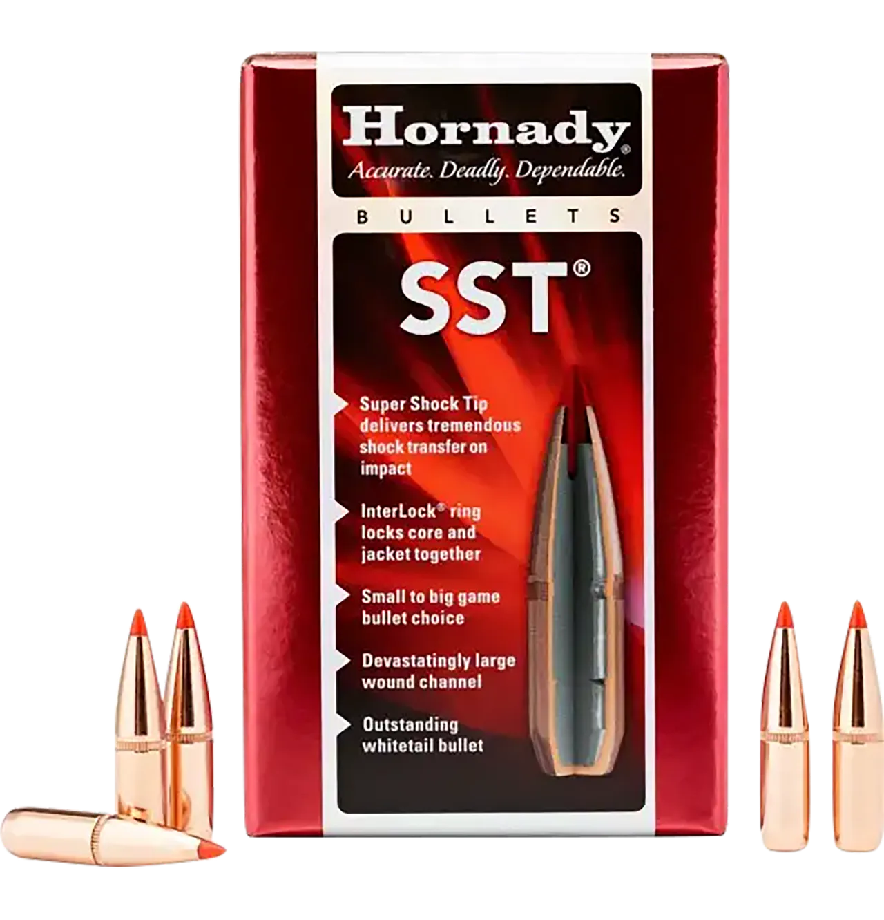 Hornady 26173 SST 6.5mm .264 123 gr Super Shock Tip 100 Per Box/ 25 Case
