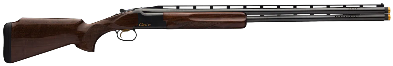 Browning 018074327 Citori CXT 12 Gauge 3" 2rd 32" Lightweight Ported Barrels, Gold Enhanced Receiver, American Black Walnut Monte Carlo Stock