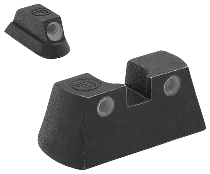 Meprolight USA 177753101 Tru-Dot  Green Tritium White Outline Front Sight-Green Tritium White Outline Rear Sight CZ P-01