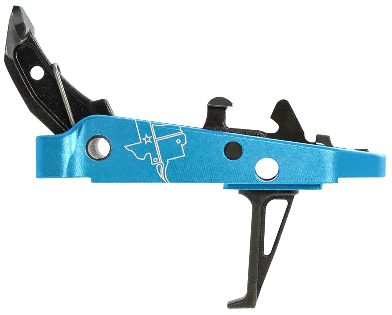 CMC Triggers 47503 Drop-In Trigger Group 2.0 Single-Stage Flat with 3.50 lbs Draw Weight Black w/ Blue Housing