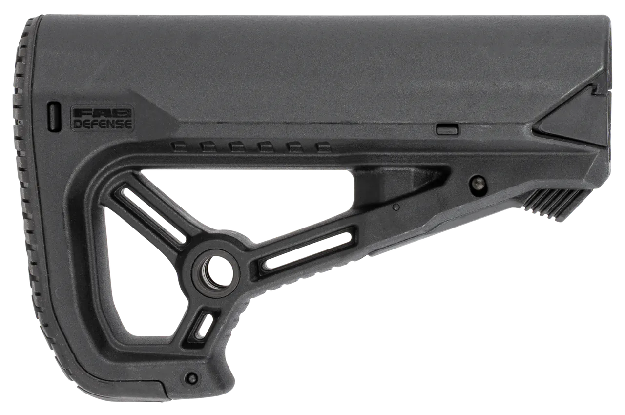 FAB Defense FXGLCORES GL-Core S CQB Optimized Combat Buttstock for AR-15/ M4 Black Fiberglass Reinforced Polymer