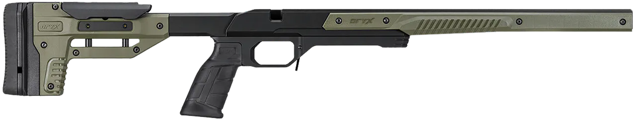 Mdt Sporting Goods Inc 103642ODG Oryx Sportsman OD Green Aluminum Savage/ Long Action 32.25"