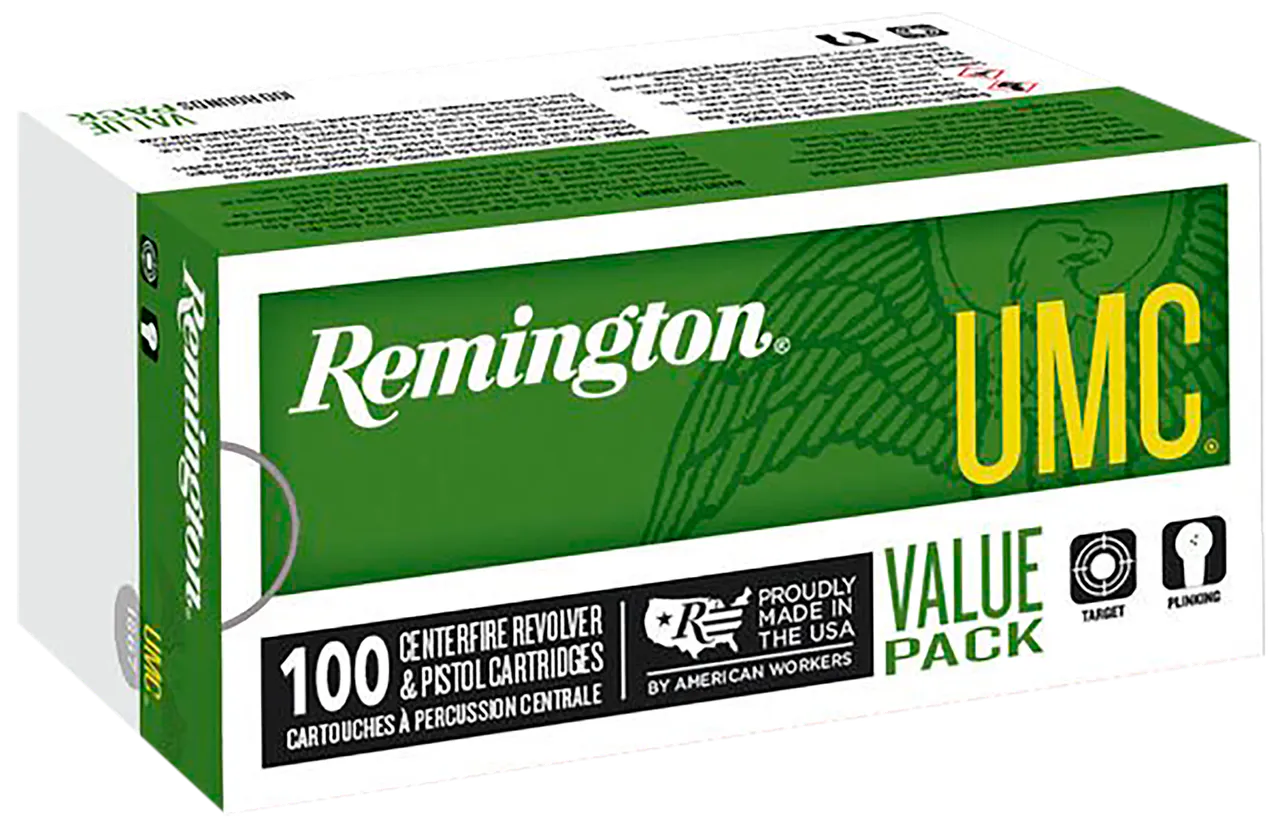 Remington Ammunition R23970 UMC Value Pack 357Mag 125gr Semi Jacketed Hollow Point 100 Per Box/6 Case