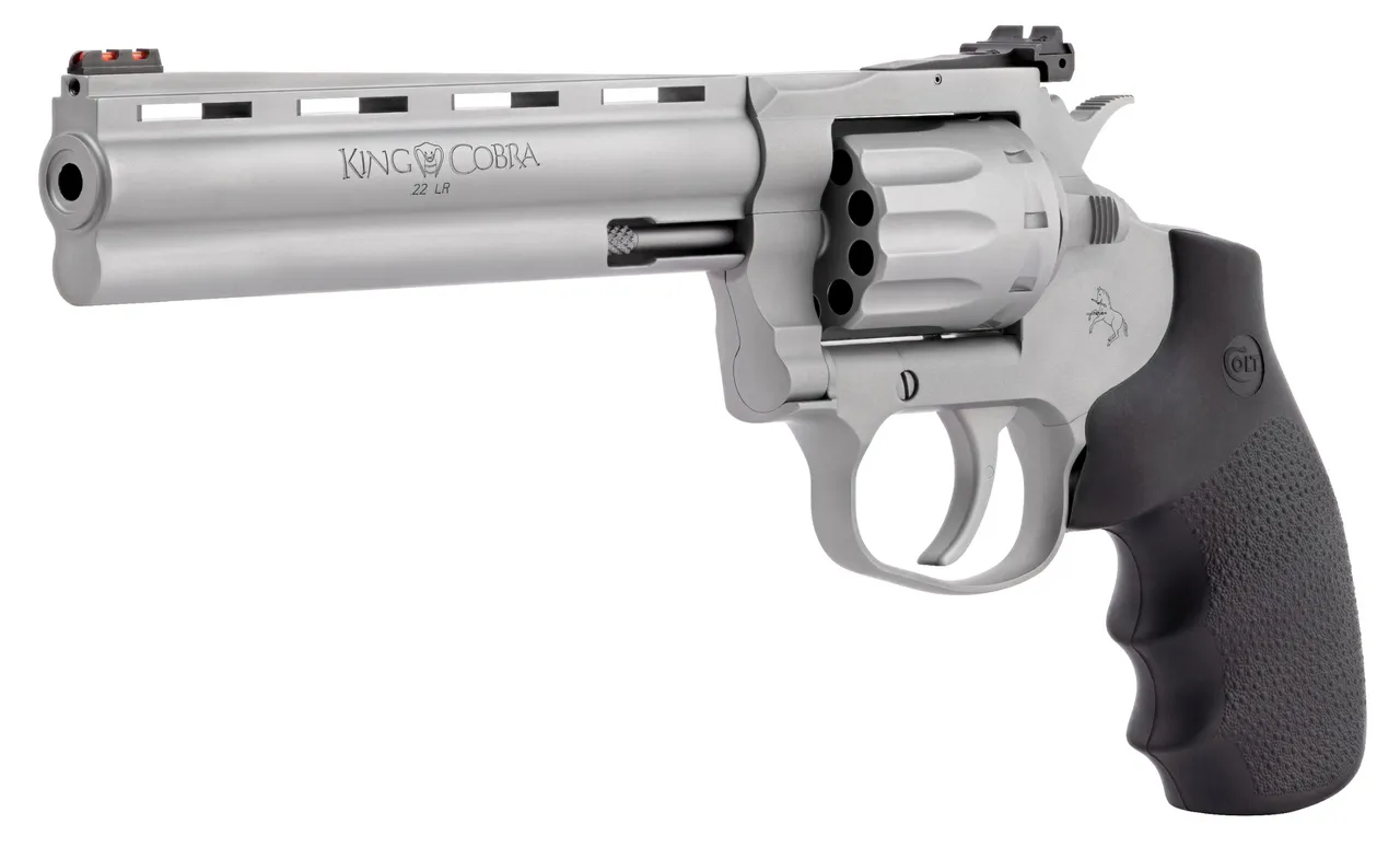 CLT KING COBRA 22LR 6 MATTE SS HOGUE 10RD