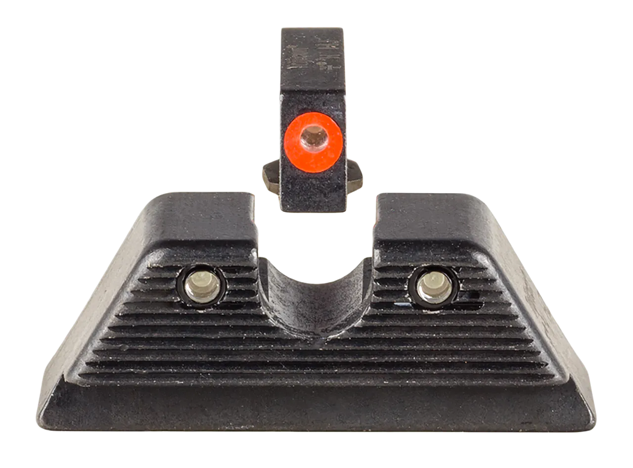 Trijicon 601092 HD XR Night Sight Set Green Tritium/Orange Outline Front, Green Tritium Rear, Black Frame, Fits Most Glock/17 MOS/19 MOS/45 MOS