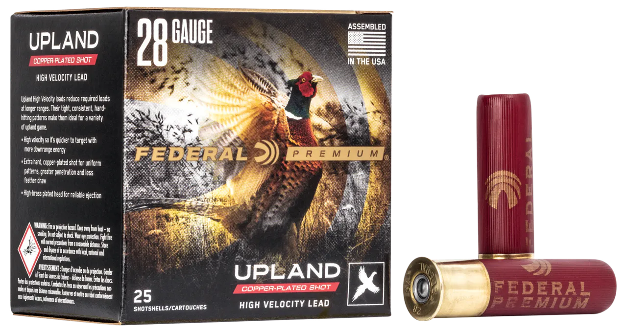 Federal P2836 Premium Wing-Shok High Velocity 28Gauge 2.75" 3/4oz 6Shot 25 Per Box/10 Case