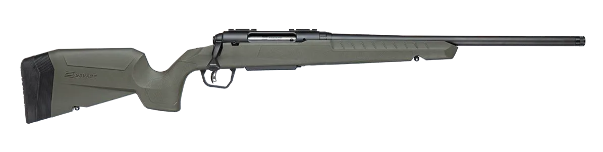 Savage Arms 33118 Axis 2 350 Legend 4+1 18" Matte Black Carbon Steel Threaded Barrel, Drilled & Tapped Receiver, OD Green Fixed w/Pistol Grip Synthetic Stock, Right Hand