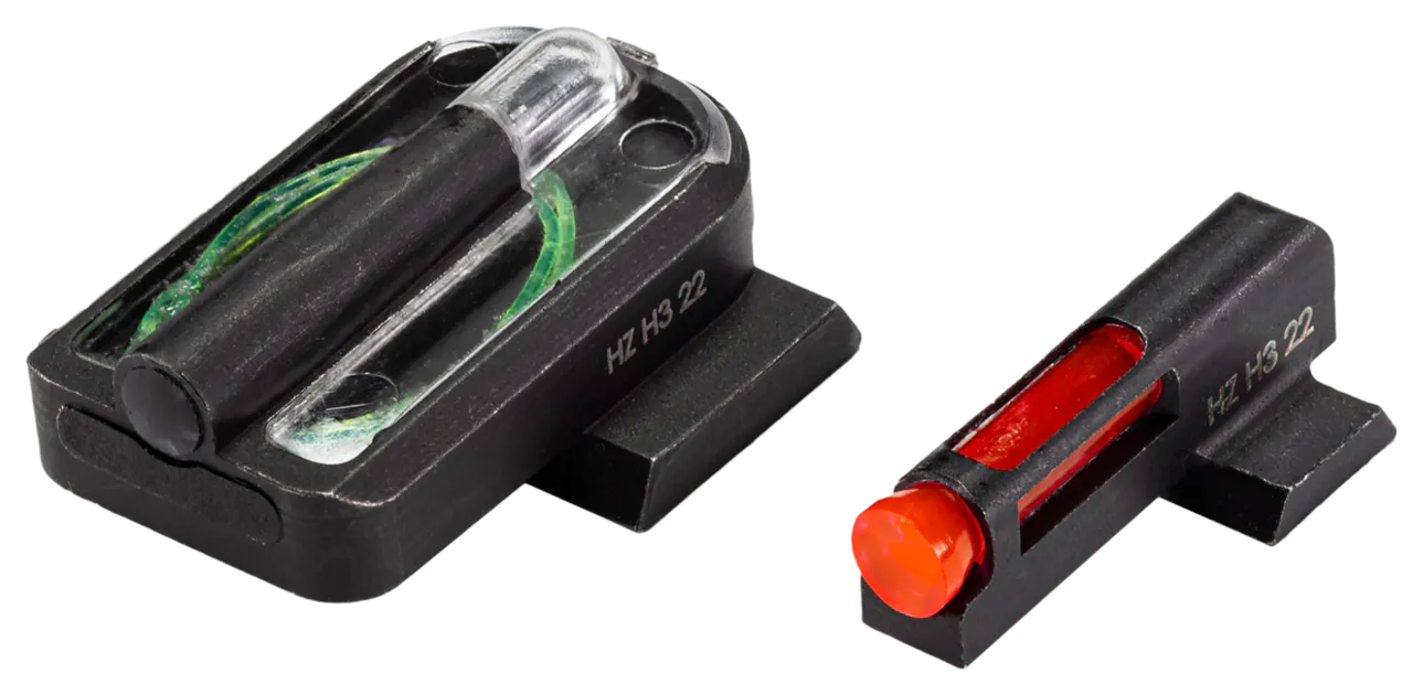 HiViz SG320FD21 FastDot  H3 Sight Set for SIG P320 Red Fiber Optic Front Sight-Green Tritium Rear Sight