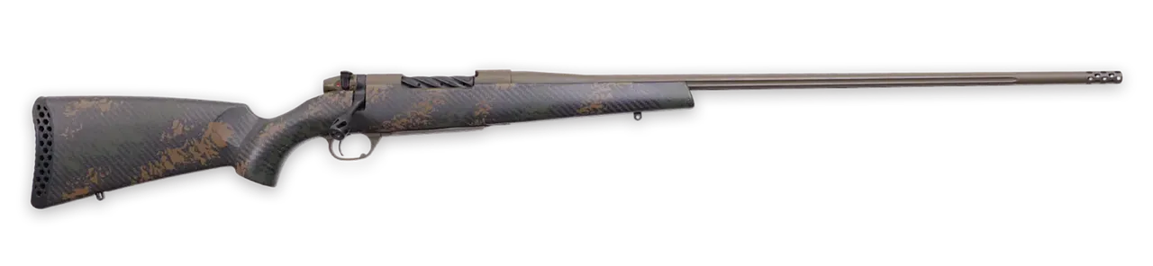 Weatherby MBC20N240WR6B Mark V Backcountry 2.0 240 Wthby Mag 5+1 26" Patriot Brown Cerakote Fluted Barrel/Peak 44 Blacktooth Carbon Fiber w/ Dark Green/Brown Sponge Stock