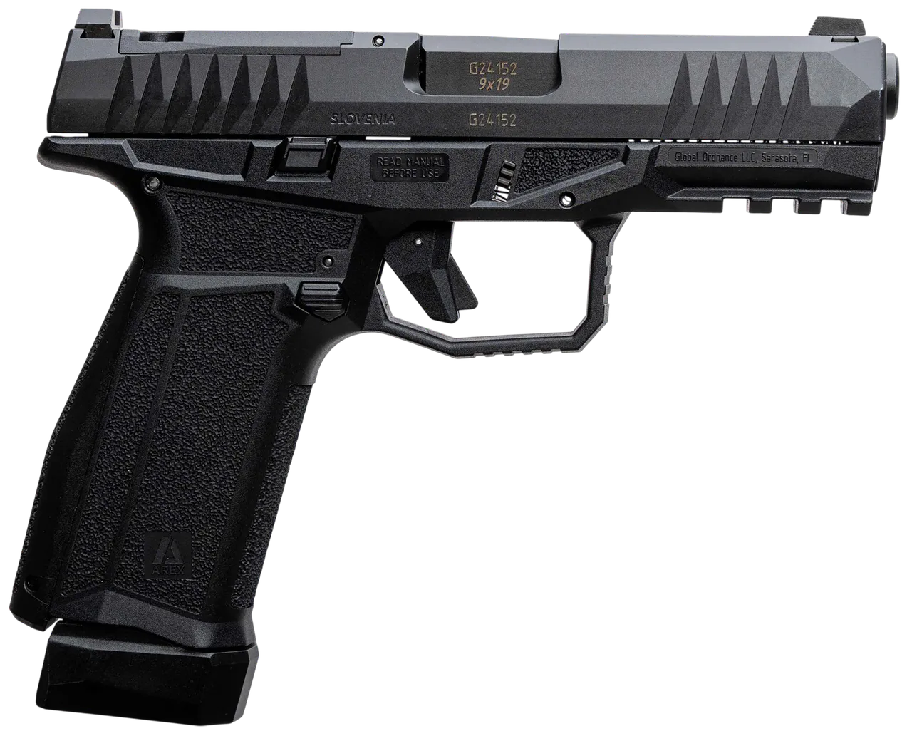 AREX 815537023954 Delta M Gen2 9mm Luger 17+1 4" Black Barrel, Black Nitride Optic Cut/Serrated Slide, Black Frame, Ambidextrous