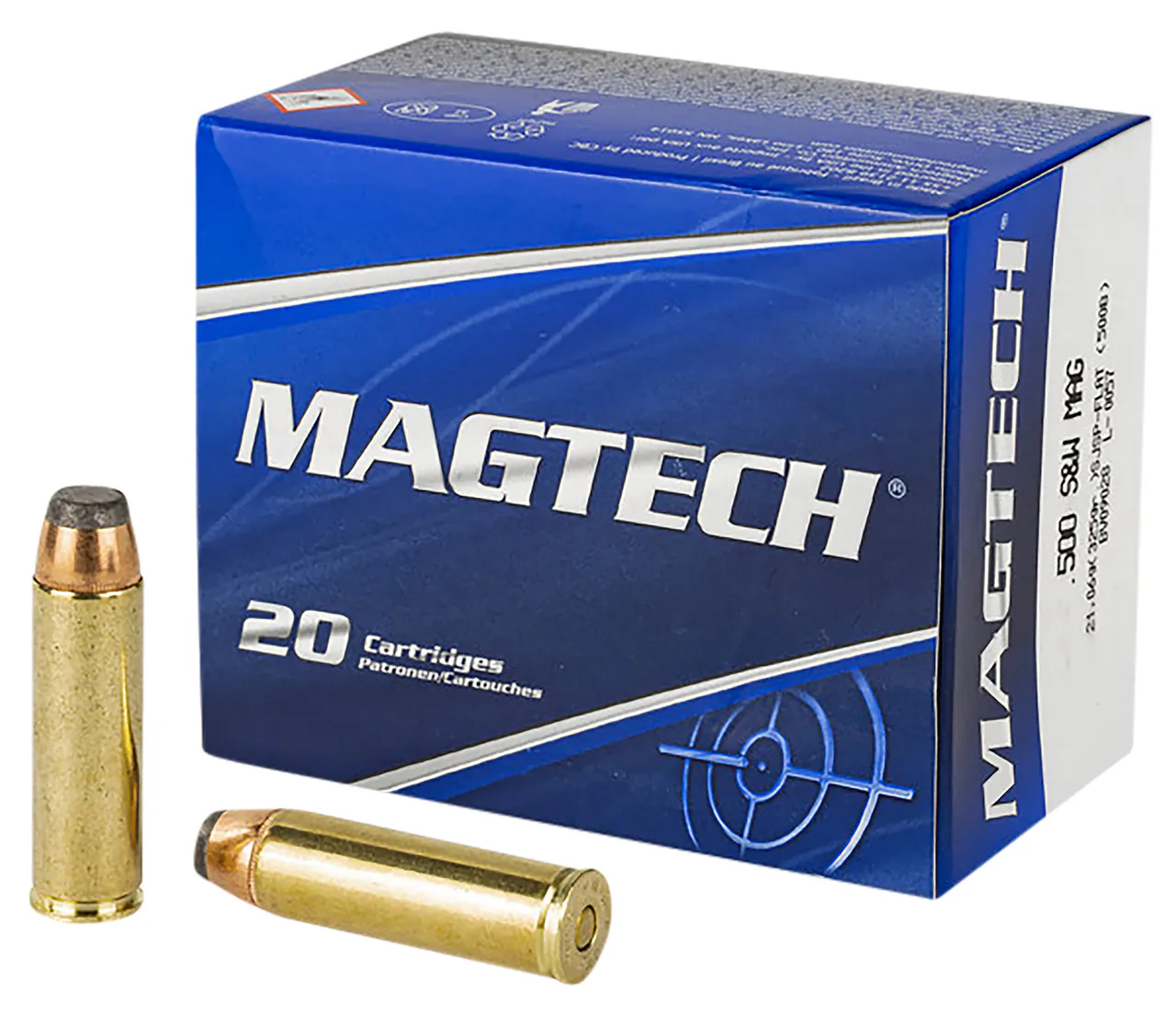 Magtech 500B Range/Training  500S&WMag 325gr Semi Jacketed Soft Point Flat 20 Per Box/25 Case