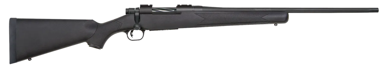 Mossberg 27864 Patriot  308 Win 5+1 22" Fluted Barrel w/Recessed Match Crown, Matte Blued Metal Finish, Spiral-Fluted Bolt, Synthetic Stock, Drop Box Magazine, Adjustable LBA Trigger