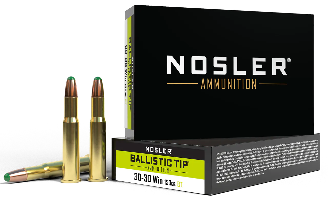 Nosler 40065 Ballistic Tip  30-30Win 150gr Round Nose Ballistic Tip 20 Per Box/10 Case