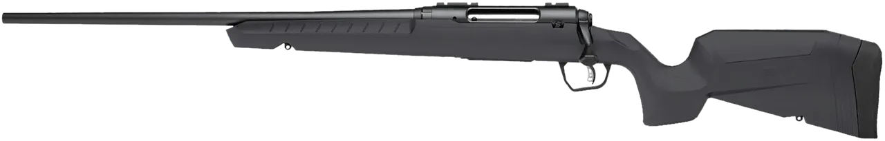 Savage Arms 32102 Axis 2  25-06 Rem 4+1 22" Matte Black Sporter Barrel, Matte Black Drilled & Tapped Steel Receiver, Fixed Matte Gray Synthetic Stock, Left Hand