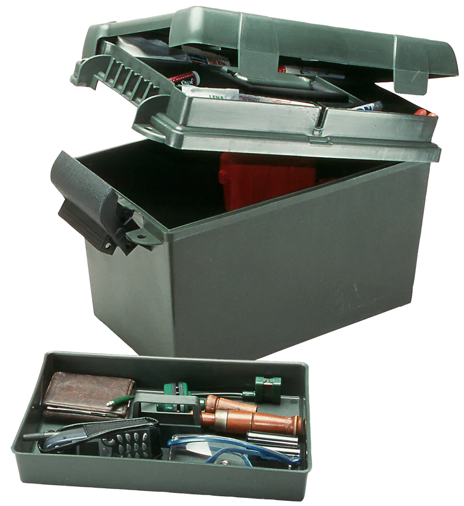 MTM Case-Gard SPUD111 Sportsmen's Plus Utility Dry Box Forest Green Polypropylene