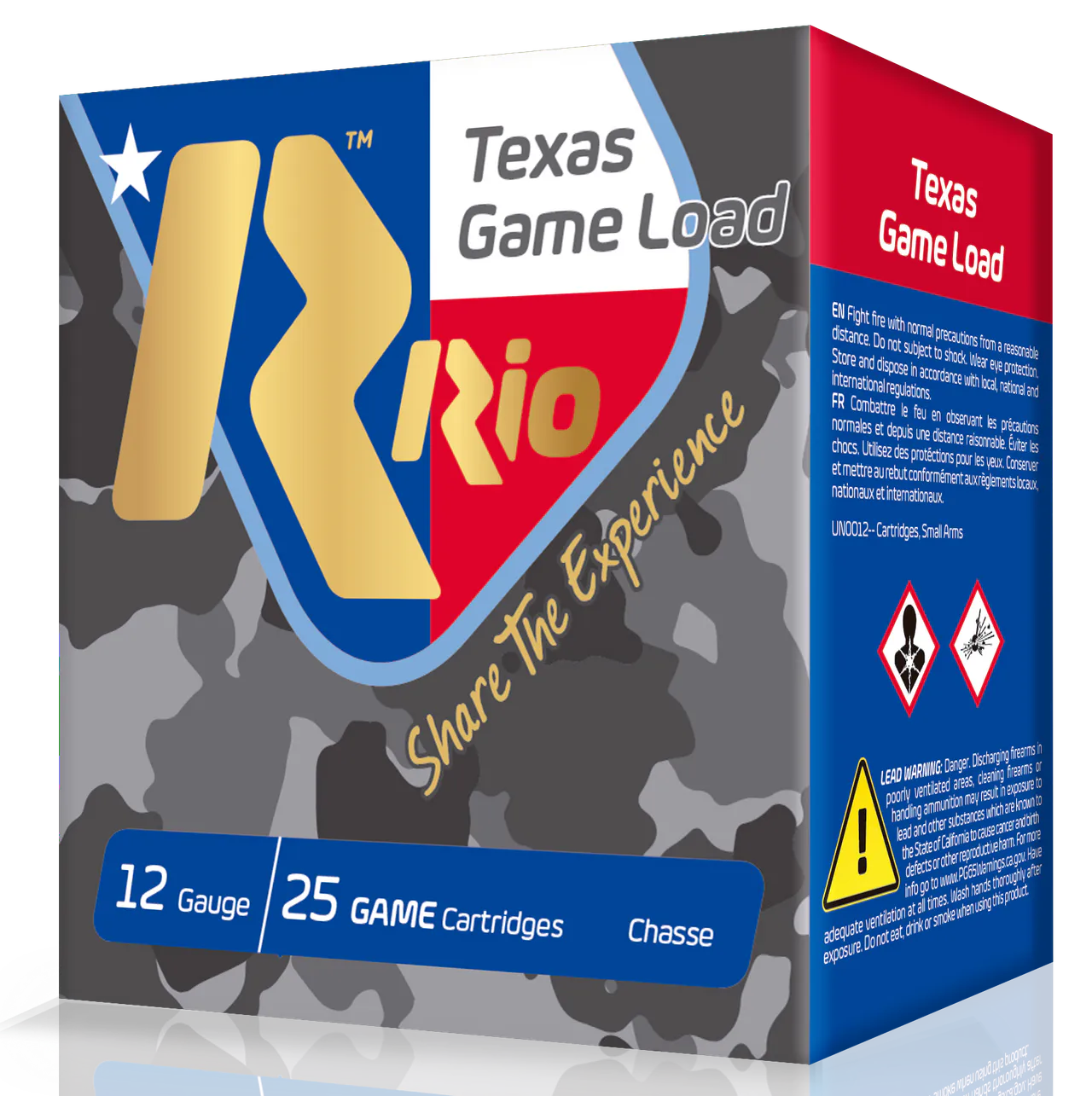 Rio Ammunition TGHV366TX Texas Game Load High Velocity 12Gauge 2.75" 1 1/4oz 6Shot 25 Per Box/10 Case