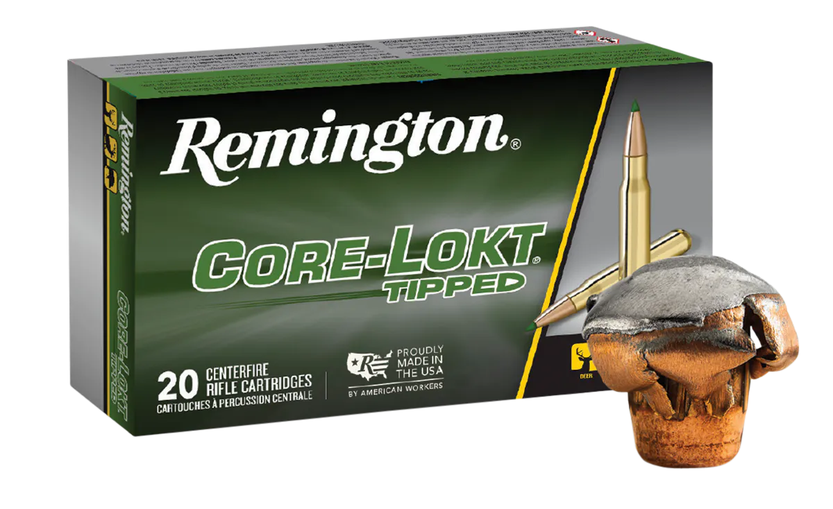 Remington Ammunition 29037 Core-Lokt Tipped 30-06Springfield 180gr Core-Lokt Tipped 20 Per Box/10 Case