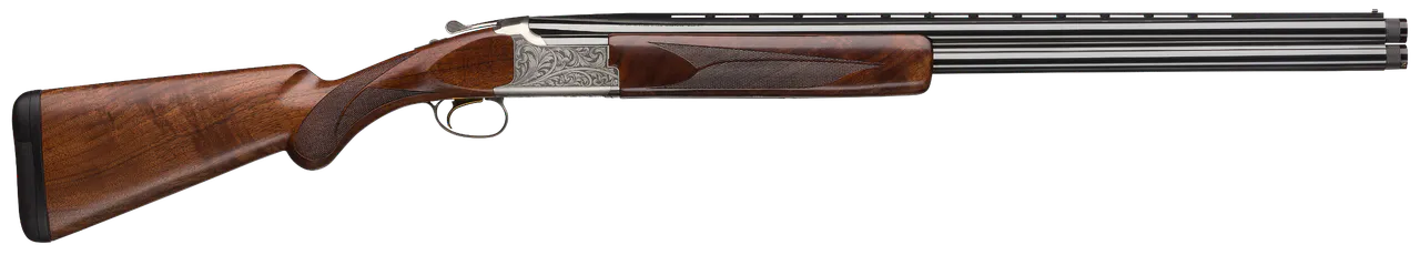 Browning 018142304 Citori White Lightning 12 Gauge with 28" Polished Blued Barrel, 3" Chamber, 2rd Capacity, Silver Nitride Metal Finish & Gloss Oil Black Walnut Stock Right Hand (Full Size)