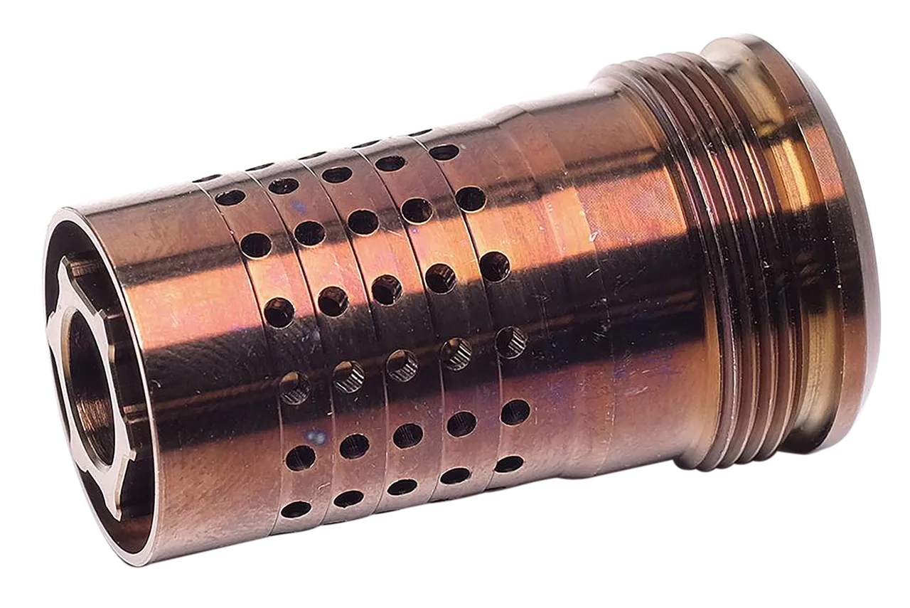 Q LLC CB1228 Cherry Bomb 22 Cal (5.56mm) Copper 17-4 Stainless Steel with 1/2"-28 tpi Threads & 1.64" OAL
