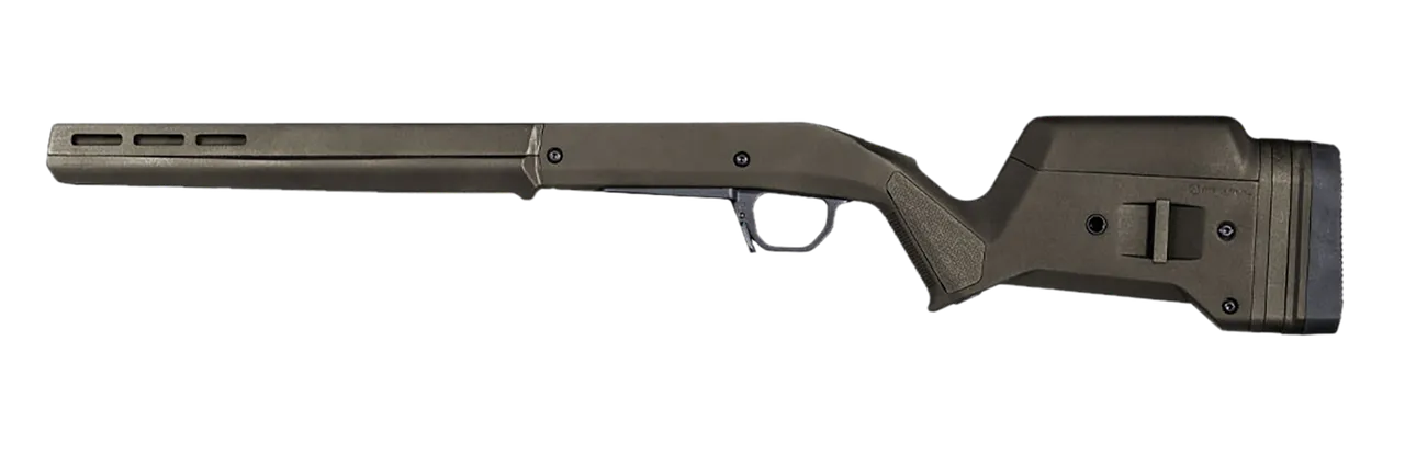 Magpul MAG931-ODG Hunter American Stock OD Green Synthetic Aluminum Bedding & Adj Comb Fits Ruger American