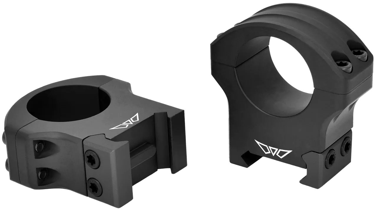 Warne 8502M HyperLite Matte Black MagnaFusion Alloy 1" Tube High Maxima/Weaver/Picatinny