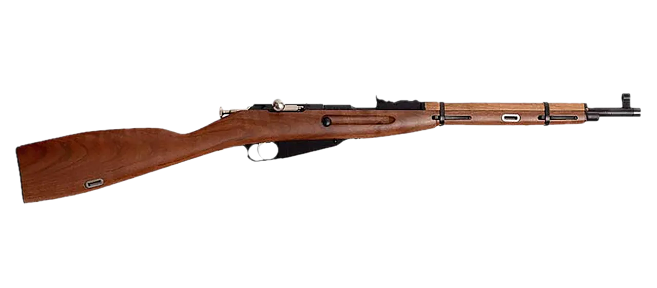 Crickett KSAM38 Mosin Nagant M38 Replica 22 LR 1rd 16.13" Blued Threaded Single Shot Barrel, American Walnut Fixed Stock