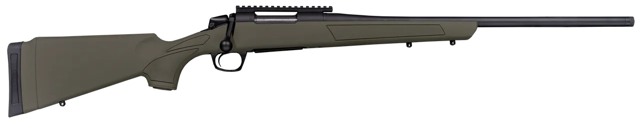 CVA CR3907G Cascade 350 Legend 4+1 22" Black Cerakote Steel Threaded Barrel, Black Cerakote Receiver, OD Green Synthetic Stock