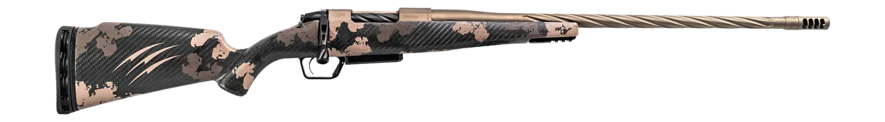 Fierce Firearms ROGSSX25CM20BRS Twisted Rogue XP 25 Creedmoor 3+1 20" Smoked Bronze Cerakote Spiral Fluted Threaded Barrel, Stainless Steel Drilled & Tapped Receiver, Picatinny Rail Forend, Sonora Amb