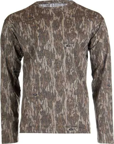 HABIT BEAR CAVE LONG SLEEVE TEE MO BOTTOMLAND LARGE