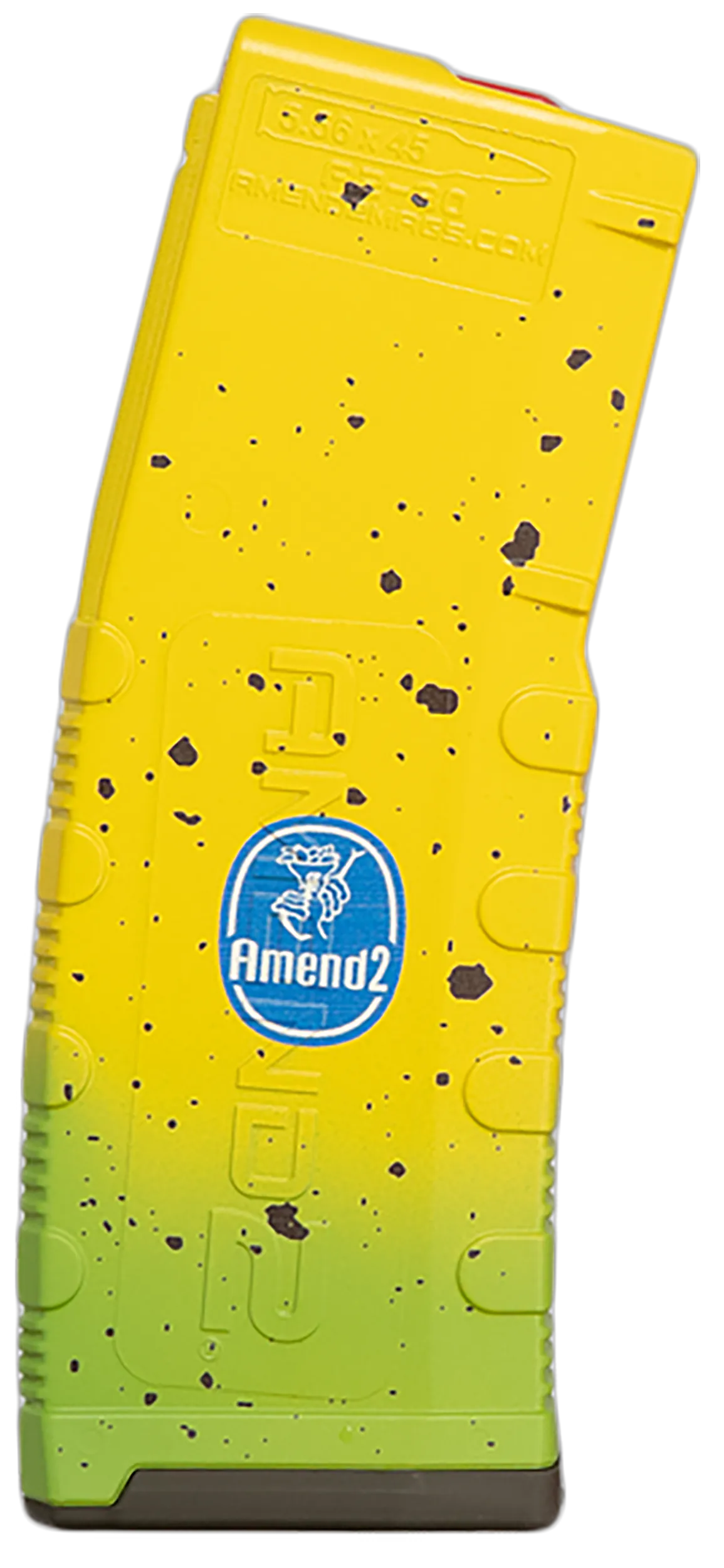 Amend2 556BANANA30 Banana MOD-2 5.56 NATO AR-15 30rd Yellow/Green