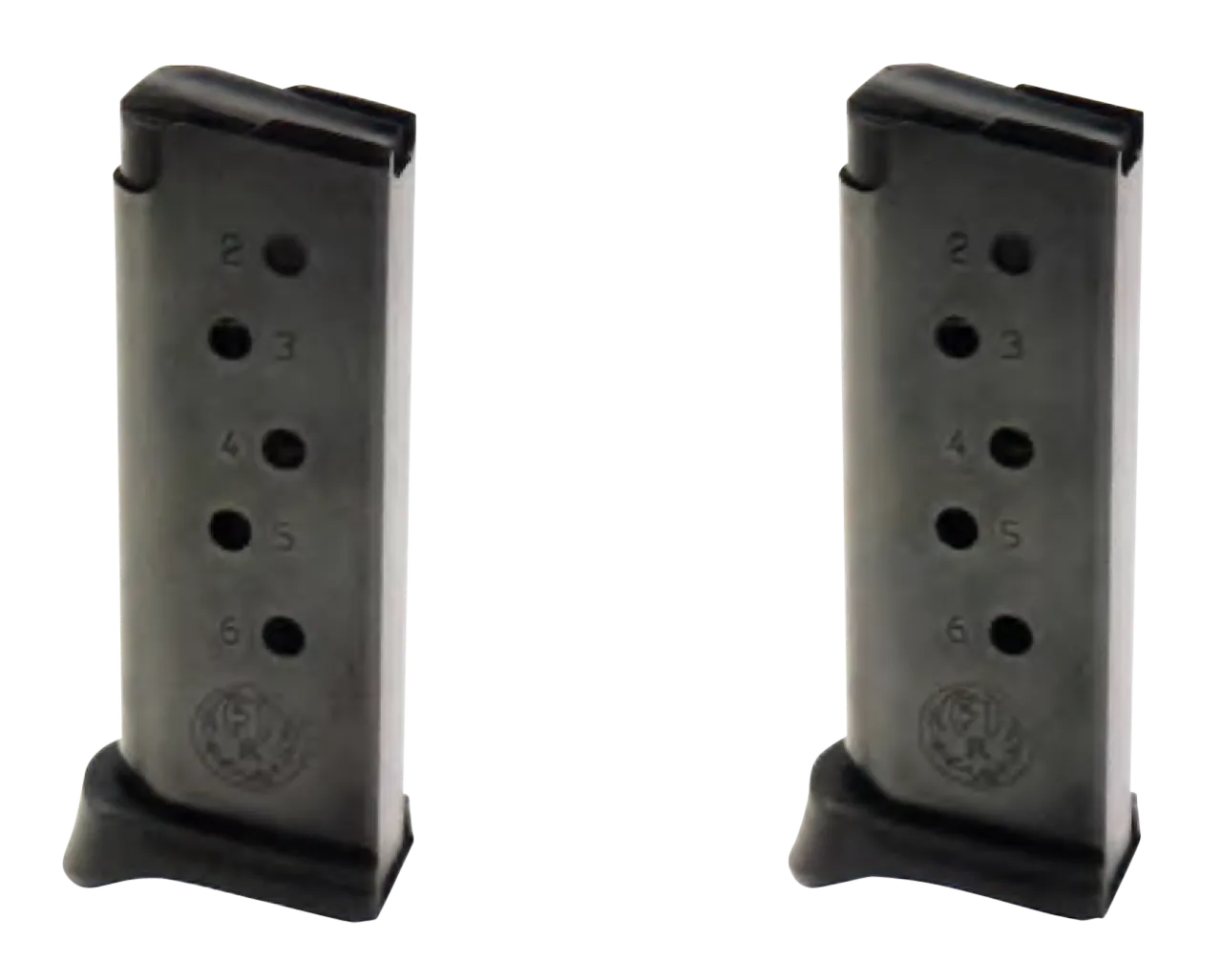 Ruger 90643 LCP Value Pack 6rd 380 ACP Blued Steel 2 Per Pack
