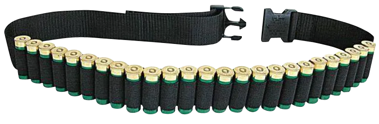 Allen 211 Shotgun Shell Belt Black Cordura 25rd Shotgun Waist Mount