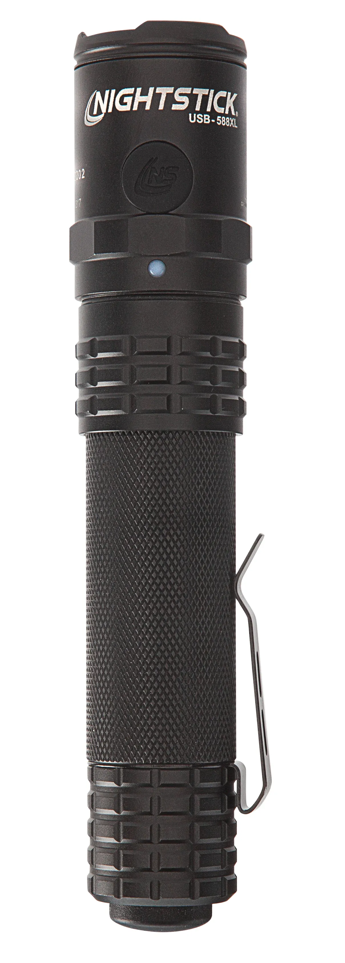 Nightstick USB588XL USB Dual-Light Tactical Flashlight Black Anodized 125/350/450/850/1,100 Lumens White LED