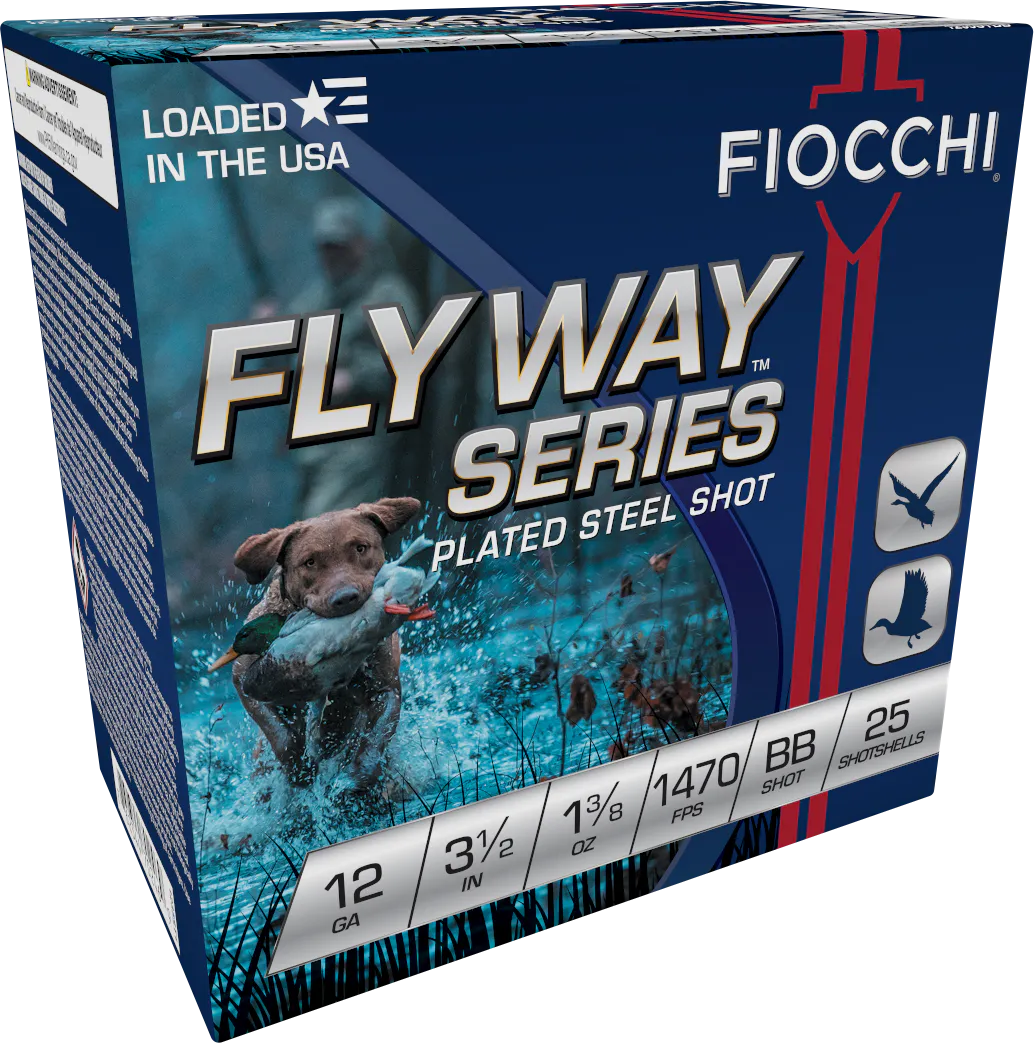 Fiocchi 1235STBB Flyway 12Gauge 3.50" 1 3/8oz BBShot 25 Per Box/10 Case