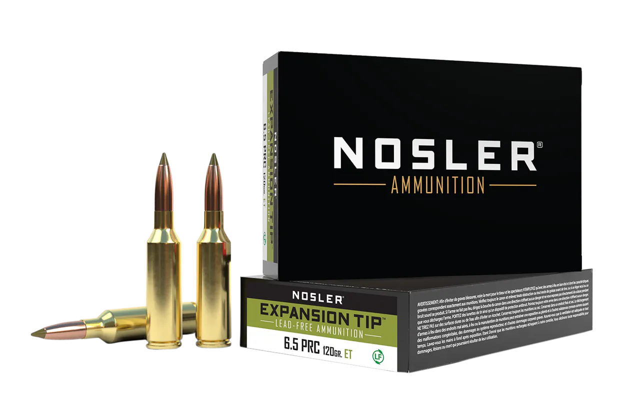 Nosler 40688 E-Tip  6.5PRC 120gr Spitzer E Tip Lead Free 20 Per Box/10 Case