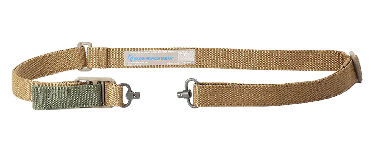 Blue Force Gear VCASPB100AACB Vickers Push Button Sling Coyote Brown Cordura