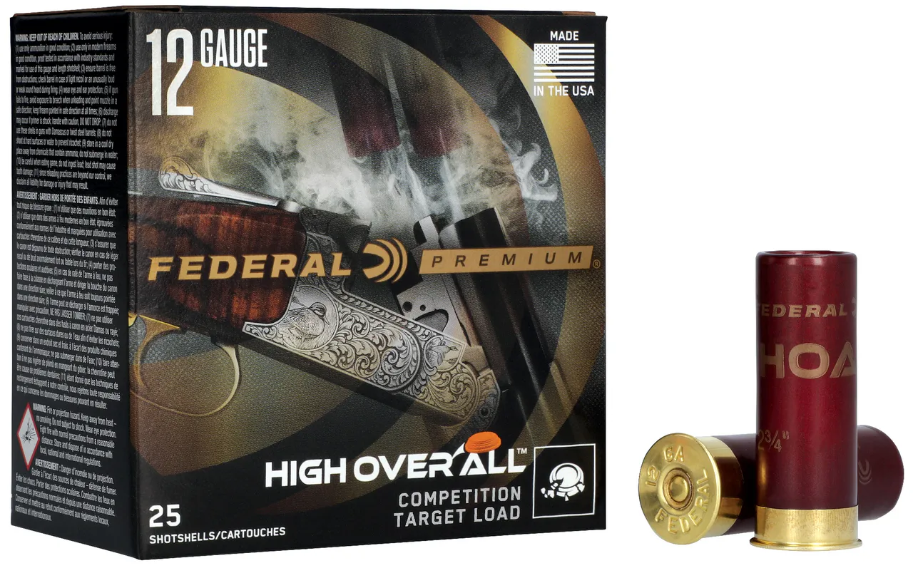 Federal HOA12H175 Premium High Over All 12Gauge 2.75" 1oz 7.5Shot 25 Per Box/10 Case