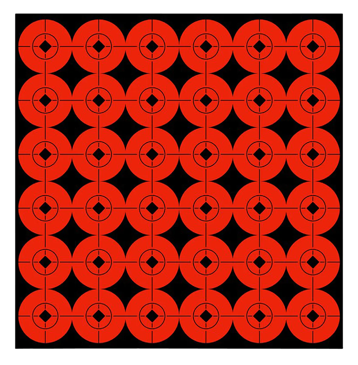 Birchwood Casey 33901 Target Spots  Self-Adhesive Paper Black/Orange 1" Bullseye 360 Pack